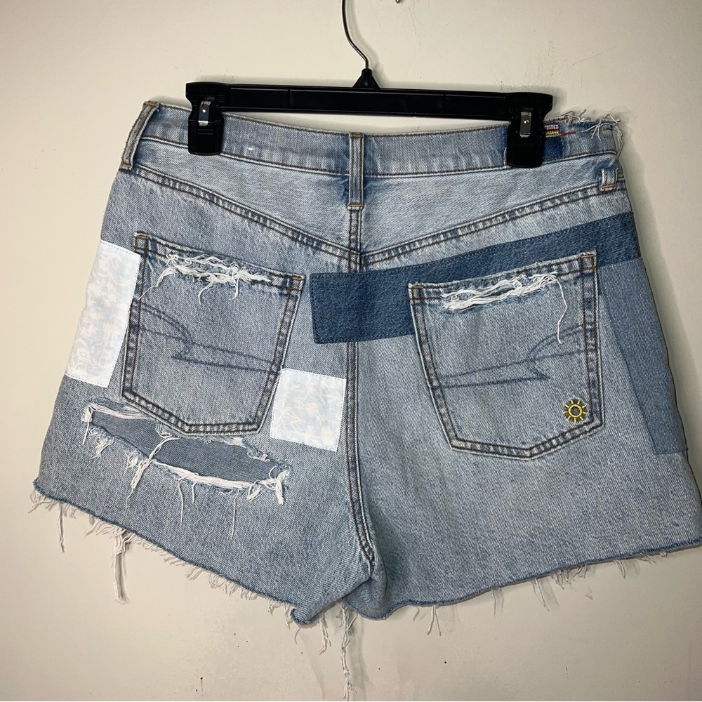American Eagle Patchwork Highest Rise 90’s Boyfri… - image 5